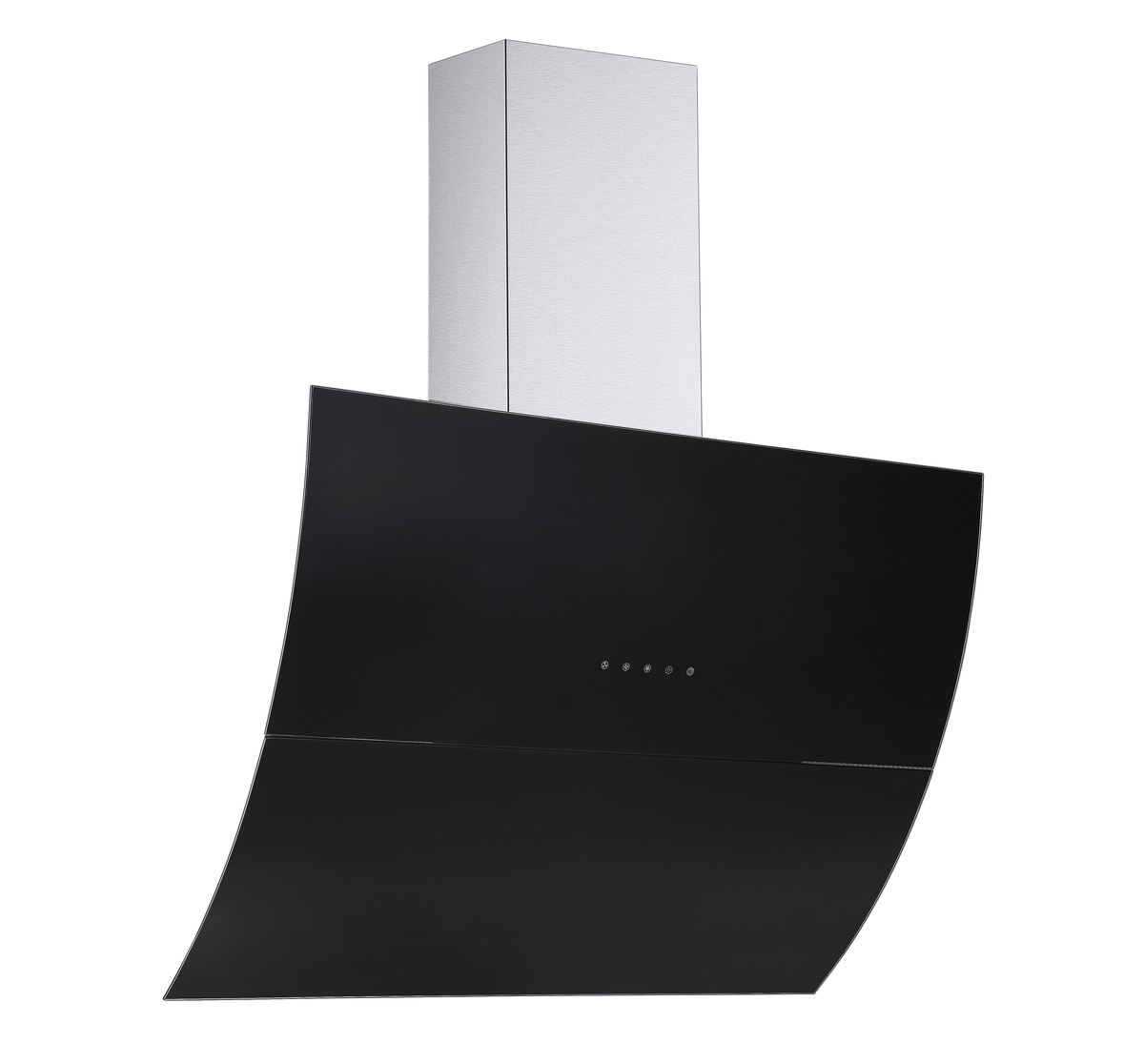 FALCO Extractor Fan Falco 60cm Black Glass Wall Extractor FAL-60-S03D