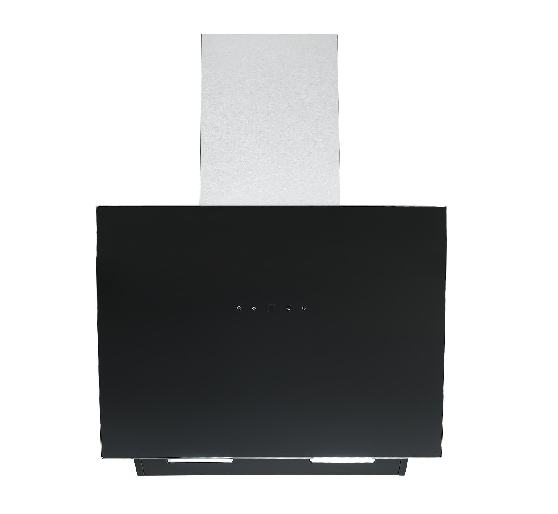 Falco Extractor Fan Falco 60cm Black Glass Wall Extractor Fan FAL-60-S03E