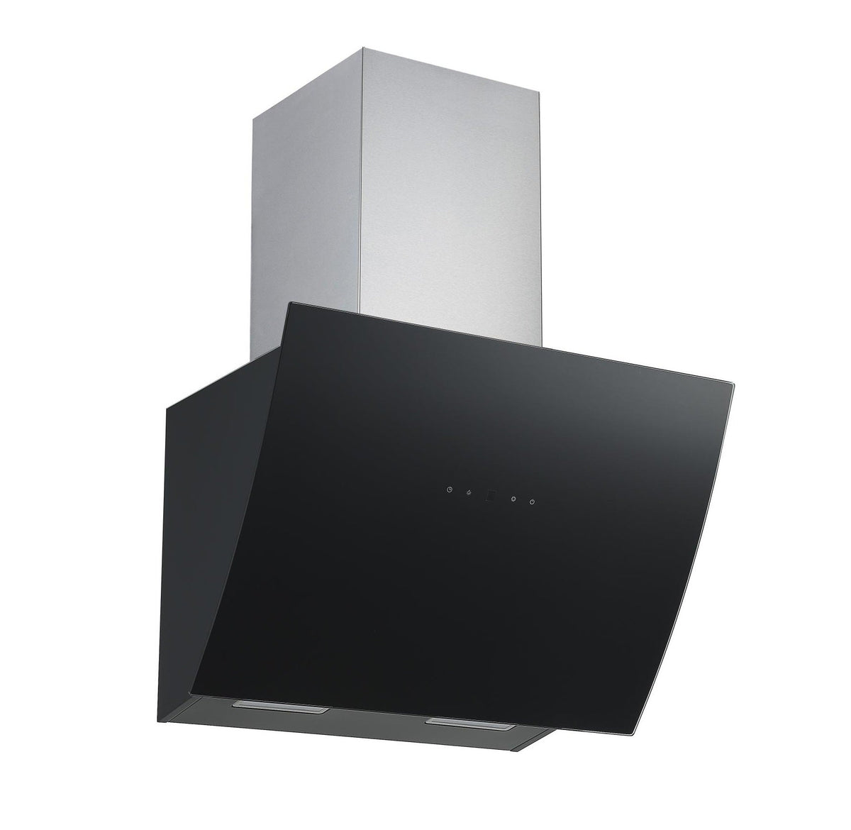 Falco Extractor Fan Falco 60cm Black Glass Wall Extractor Fan FAL-60-S03E