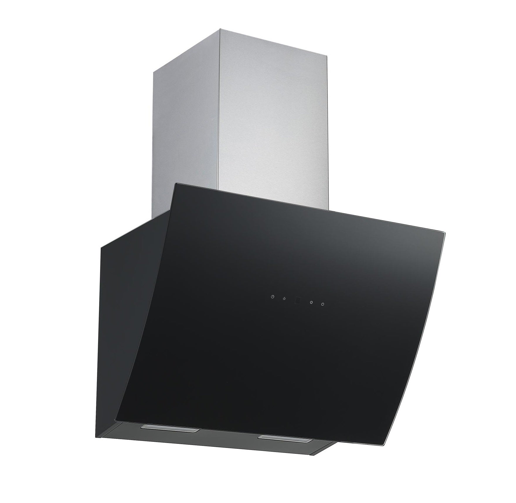 Falco Extractor Fan Falco 60cm Black Glass Wall Extractor Fan FAL-60-S03E