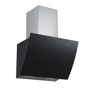 Falco Extractor Fan Falco 60cm Black Glass Wall Extractor Fan FAL-60-S03E