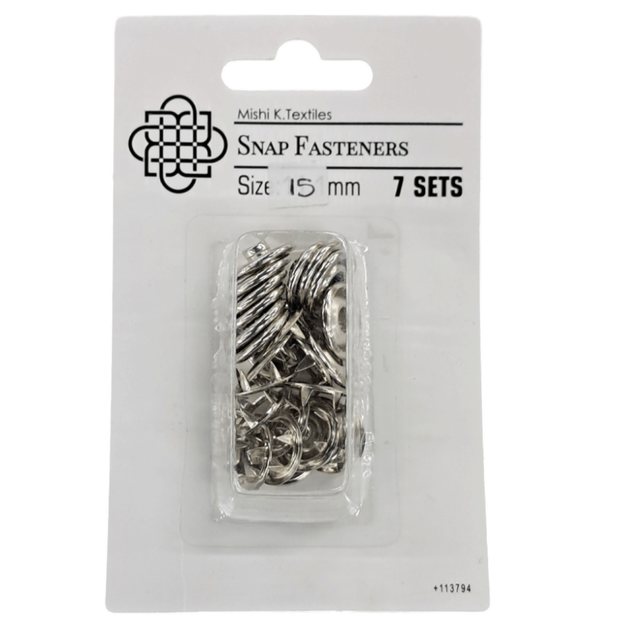 Fastener Habby 15mm Snap Fastener (7817896722521)