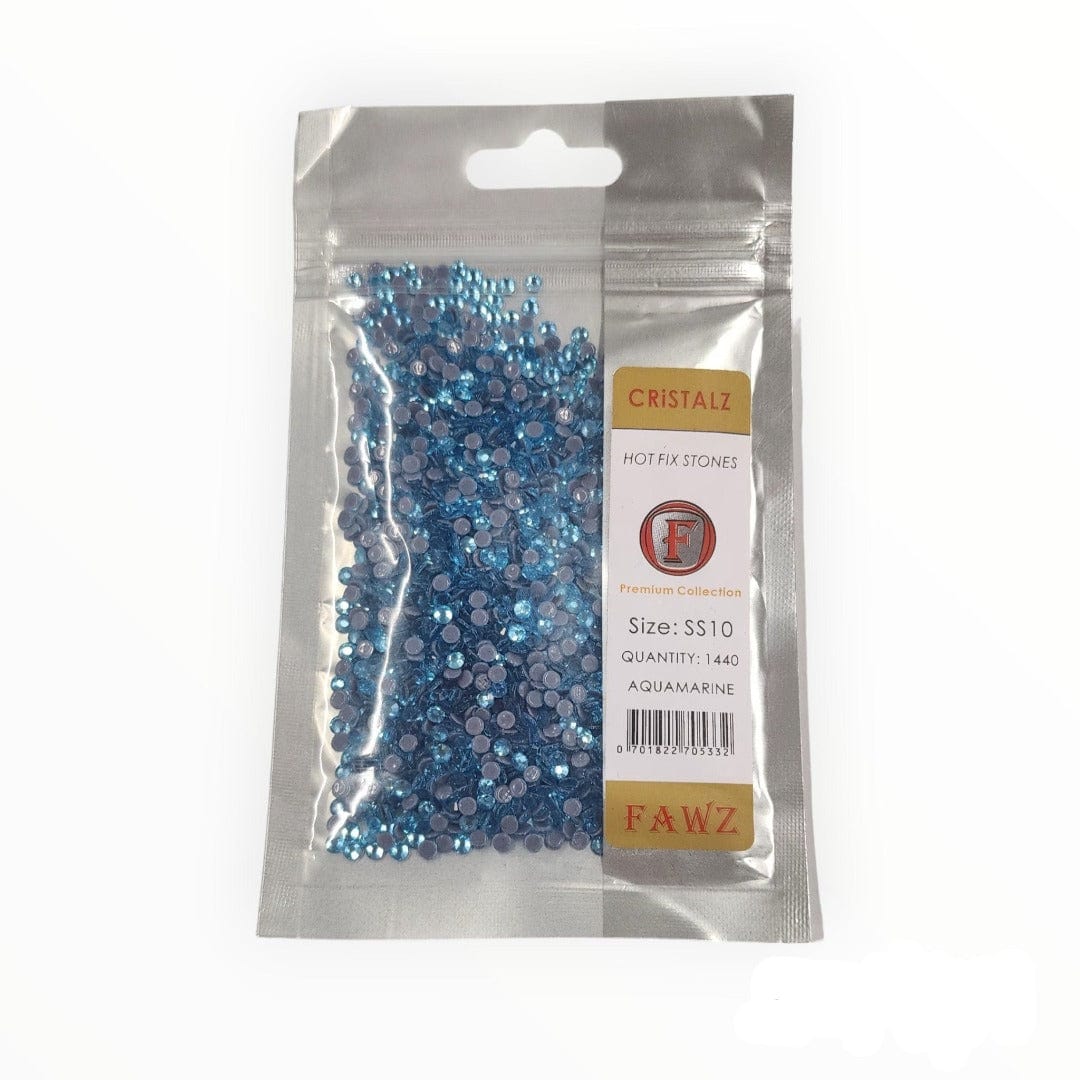 FAWZ HABBY Aquamarine Fawz Hot Fix Stones (7719681589337)
