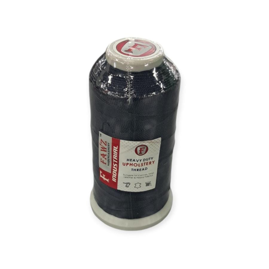 FAWZ Habby Black Fawz Industrial Heavy Duty Upholstery Threads (7821296992345)