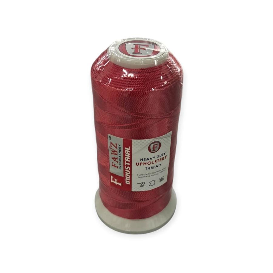 FAWZ Habby Red Fawz Industrial Heavy Duty Upholstery Threads (7821296992345)