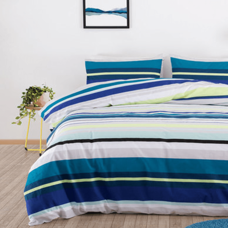 Linen House Duvet Cover 3/4 Linen House Blue Nicola Duvet Cover Set (4705074380889)