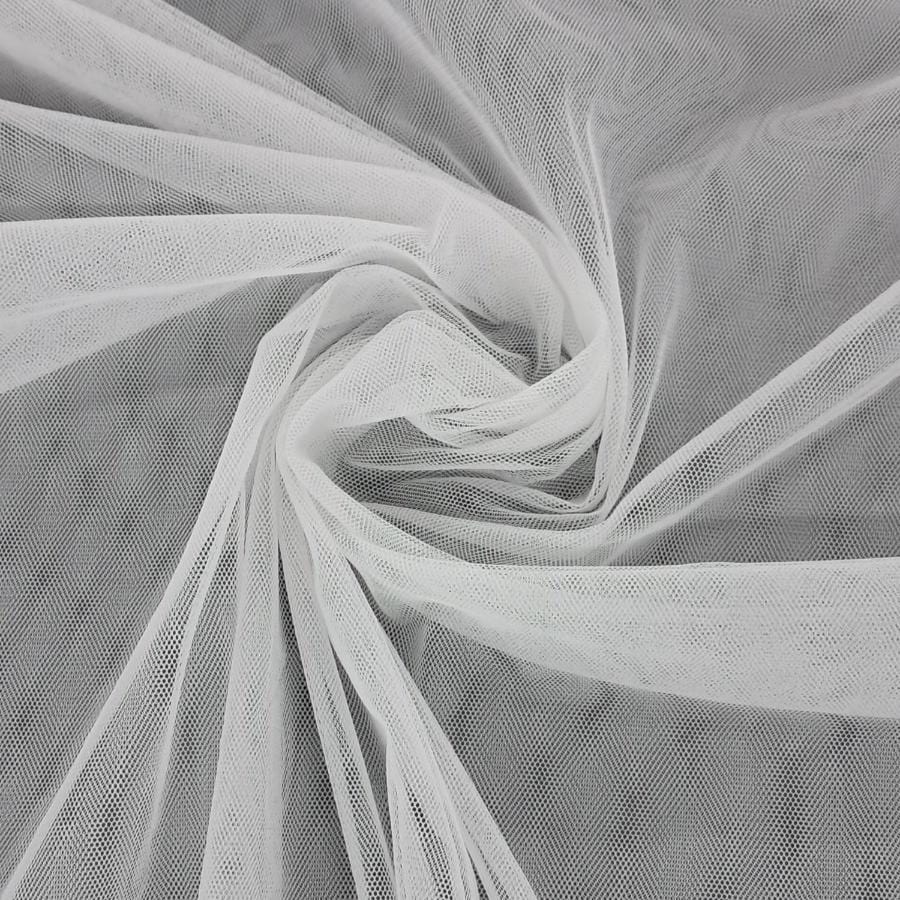 TULLE Dress Fabrics Off White Soft Tulle Fabric 150 cm (6561918976089)