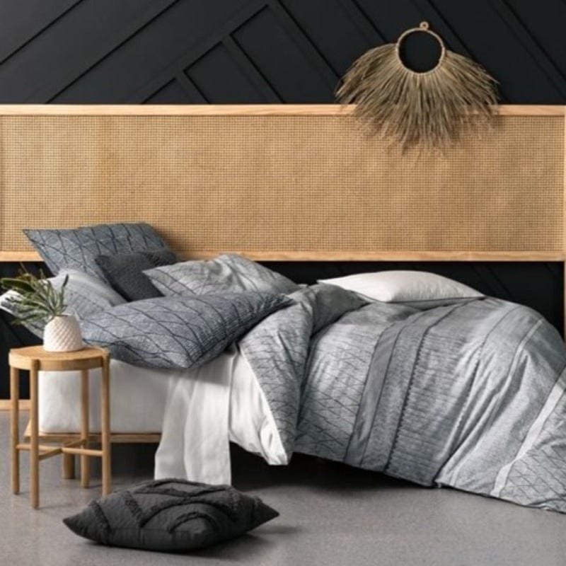 Linen House Duvet Cover Linen House Charcoal Vida Duvet Cover Set (2061608812633)