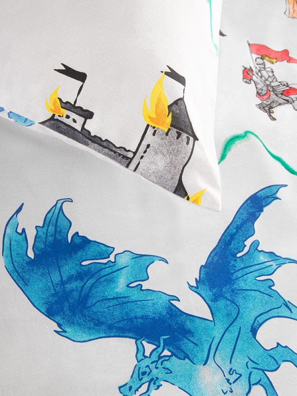 Linen House Duvet Cover Linen House Multi dragons Duvet Cover Set (4689427595353)