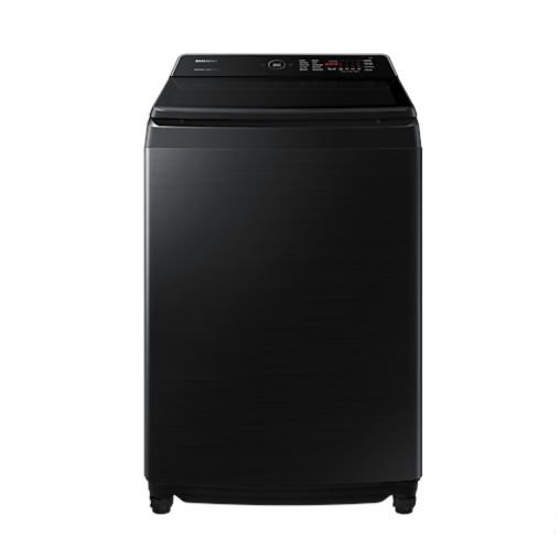 Samsung WASHING MACHINE Samsung 19kg Top Loader Washing Machine Black Caviar WA19CG6745BVFA (7398401310809)