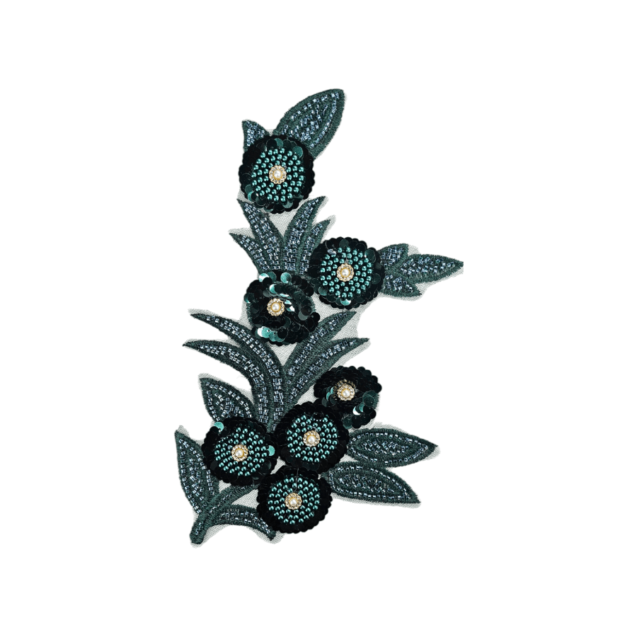 PATCHES Habby Green Beatrice Embroided Motif