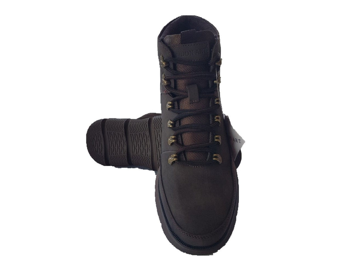 London Art Casual Shoes London Art Hi Cut Shoes Brown (7171549364313)