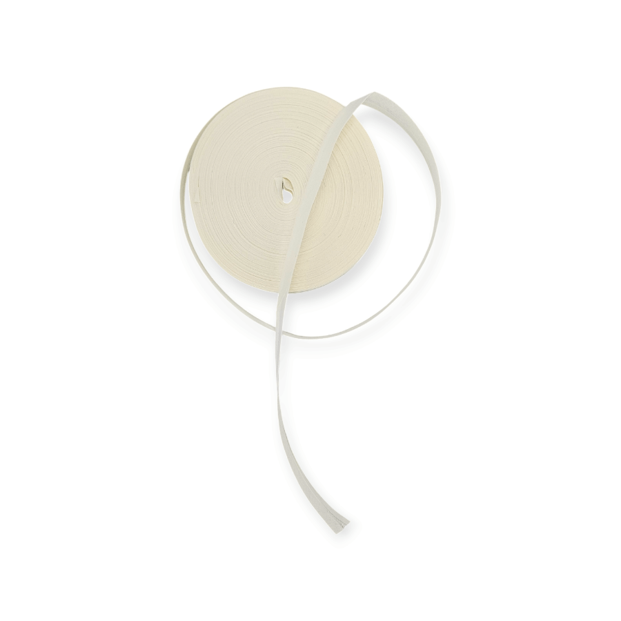 TRIMMINGS HABBY Cream Cotton Bias Binding 12 mm (7665717936217)
