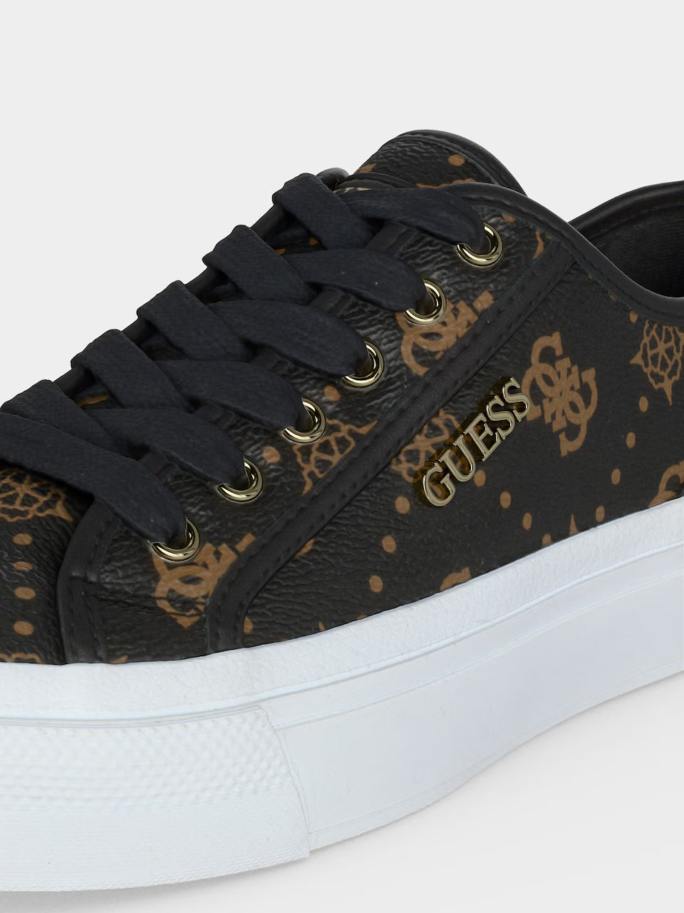 Guess Women's Jelexa 10 Sneakers-Dark Brown GM19729