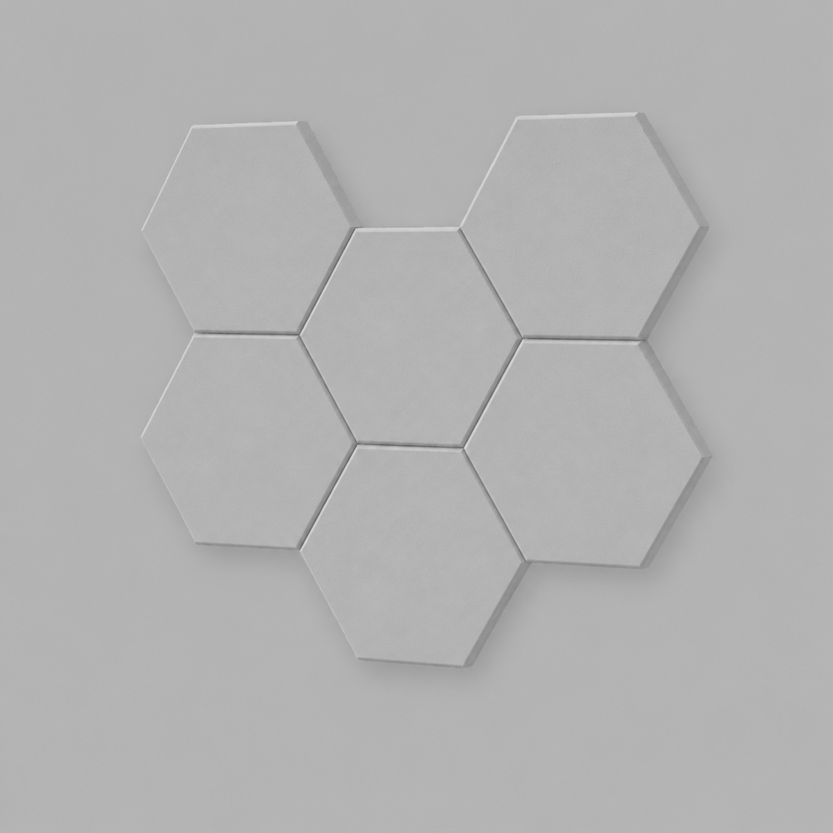 Echo-Less Self-Adhesive Hexagon Acoustic Panels 30x26 cm Pack Of 12