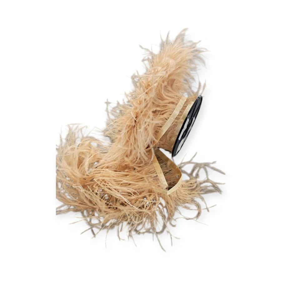 FEATHER TRIMMINGS Habby Champaigne Ostrich Feathers (4790752018521)