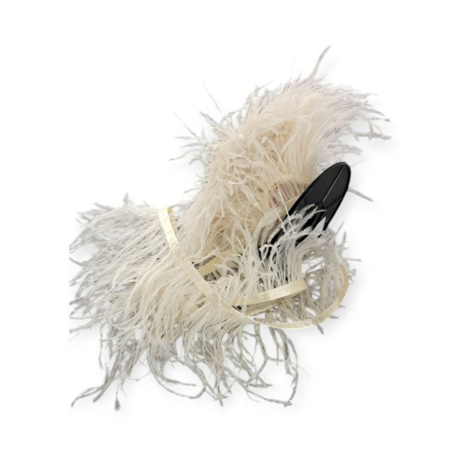 FEATHER TRIMMINGS Habby Cream Ostrich Feathers (4790752018521)