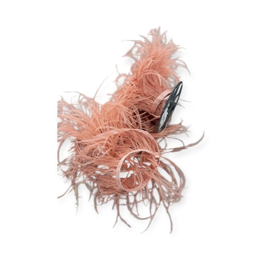 FEATHER TRIMMINGS Habby Light Peach Ostrich Feathers (4790752018521)