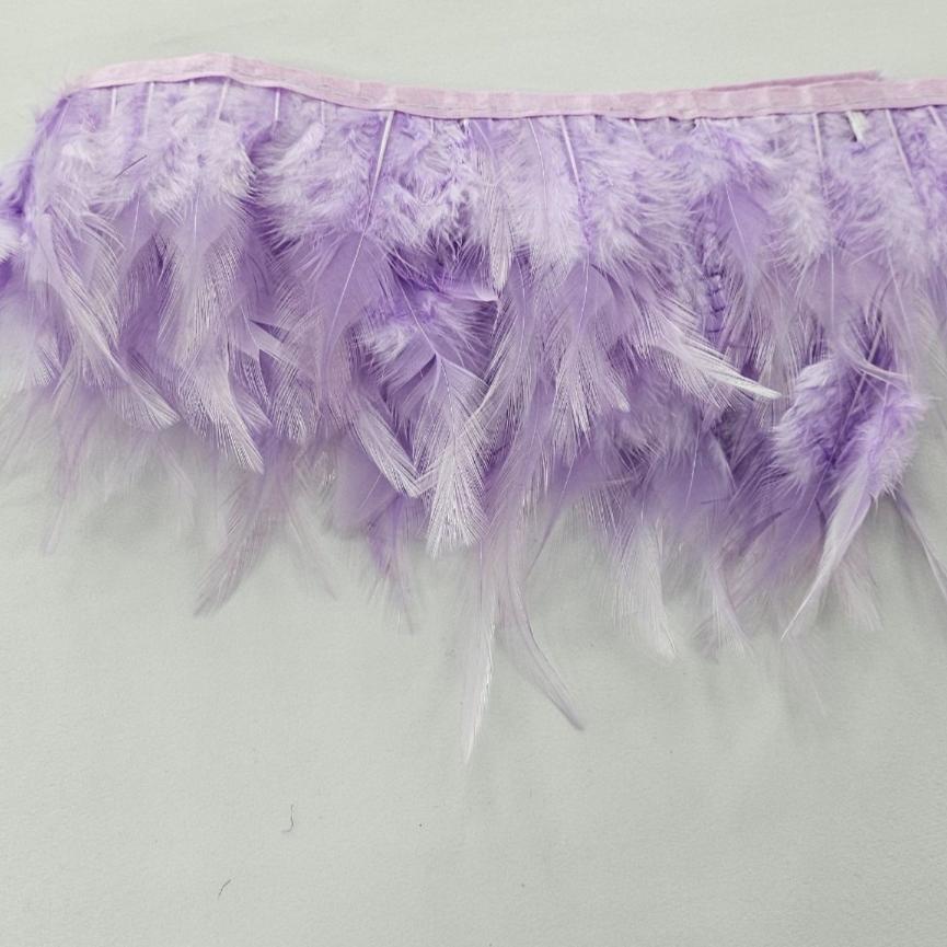 FEATHER TRIMMINGS HABBY Lilac Feather Trimming Light Weight (7683985309785)