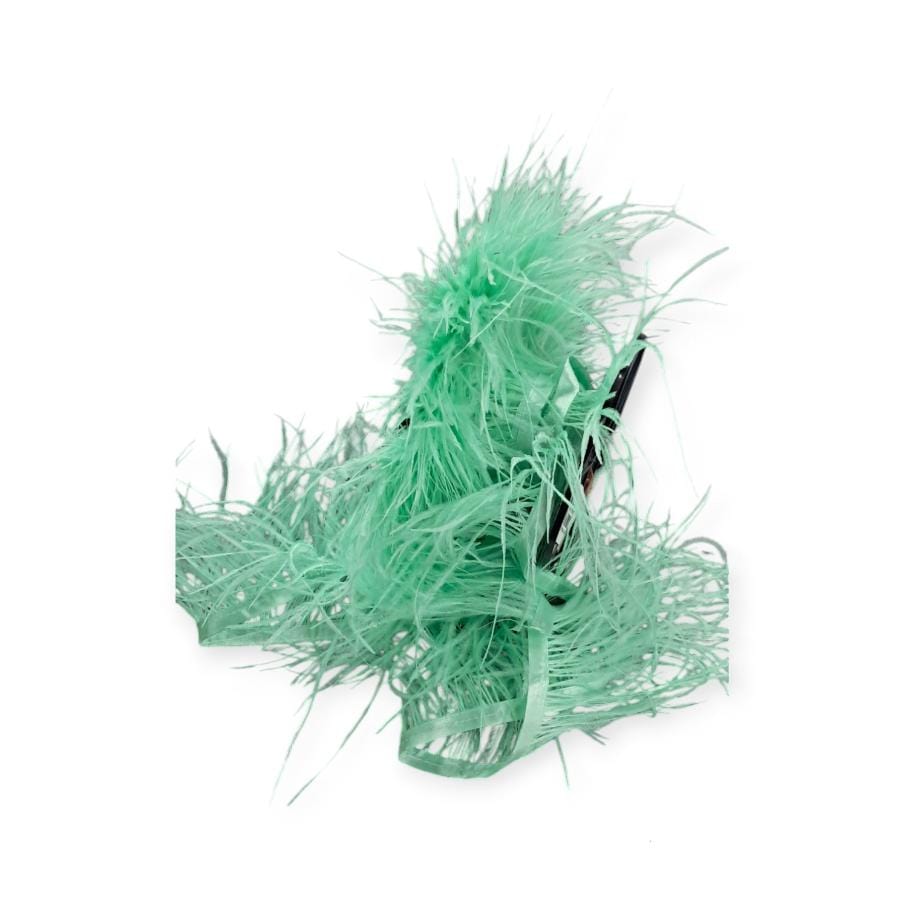 FEATHER TRIMMINGS Habby Mint Ostrich Feathers (4790752018521)