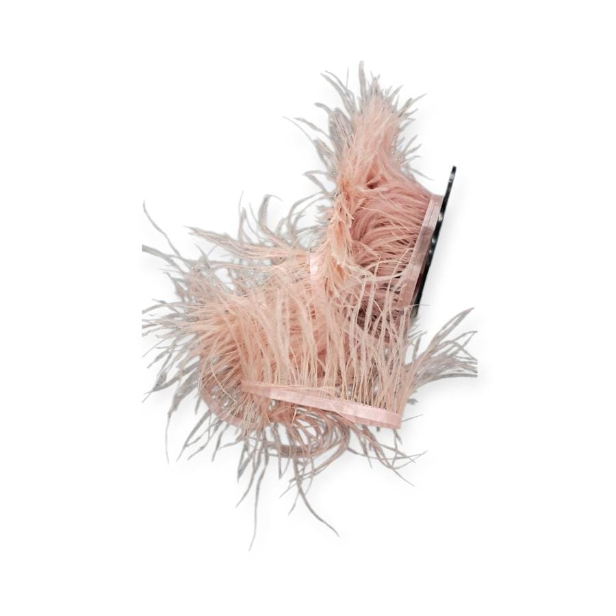 FEATHER TRIMMINGS Habby Peach Ostrich Feathers (4790752018521)