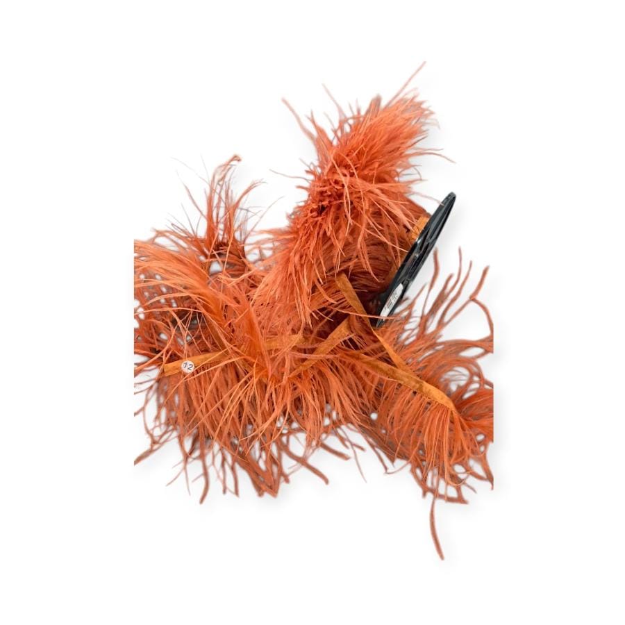 FEATHER TRIMMINGS Habby Rust Ostrich Feathers (4790752018521)