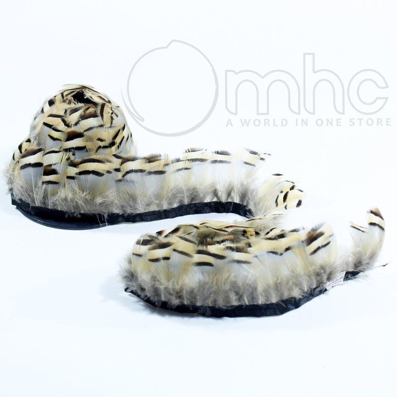 FEATHERS Feathers Gold/Brown Natural Feather Trimming