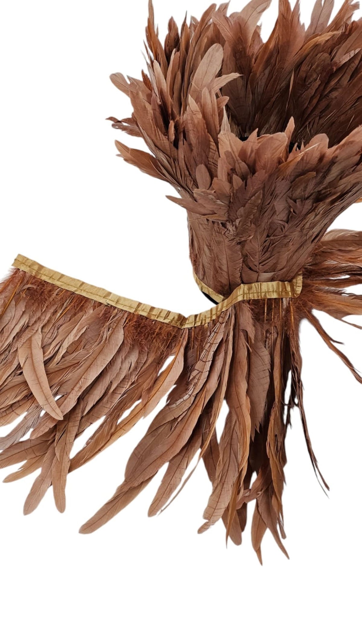 FEATHERS Habby C.Brown Feather Trimming XL (7263457443929)