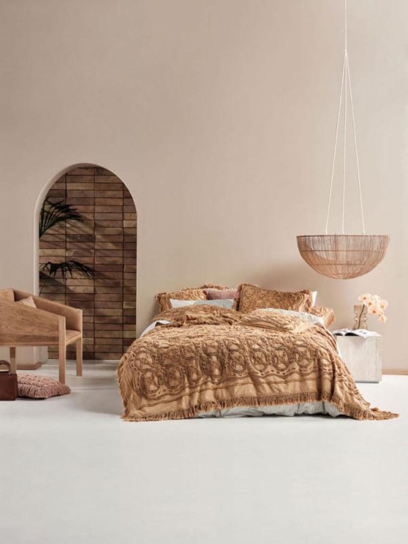 Linen House BEDSPREAD Linen House Bed Cover Biscotti Somers Throw king (4781064454233)