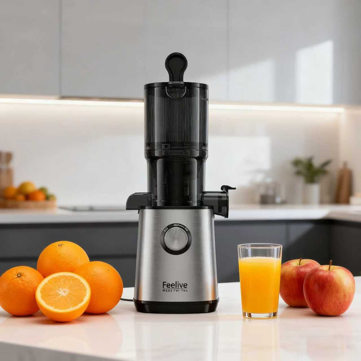 FEELIVE Juice Extractor Feelive Cold Press Slow Juicer FSJ108