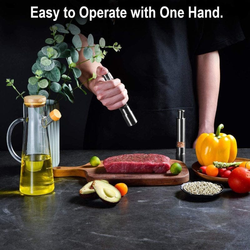 FEELIVE Kitchen Feelive Stainless Steel Spice Salt & Pepper Grinder FSSSPG