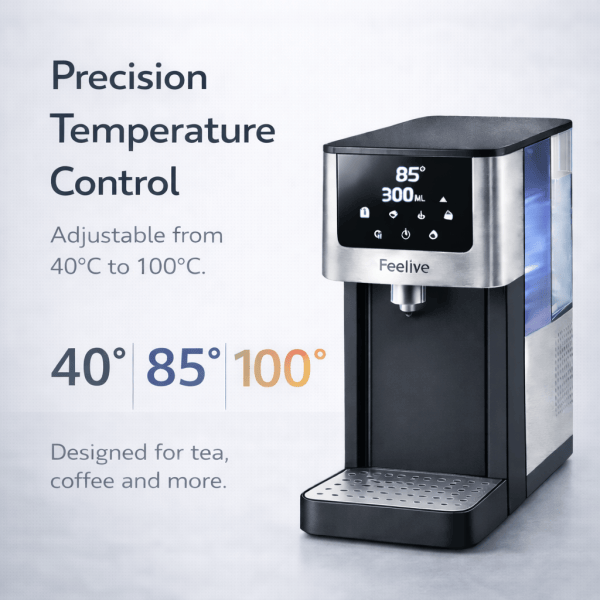 FEELIVE WATER DISPENSER Feelive Instant Hot and UV Cold Water Dispenser FWD40D