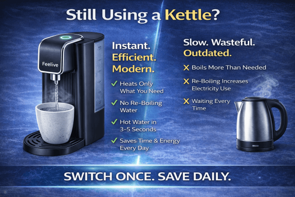 FEELIVE WATER DISPENSER Feelive Instant Hot Water Dispenser (One-Touch) FWD30M
