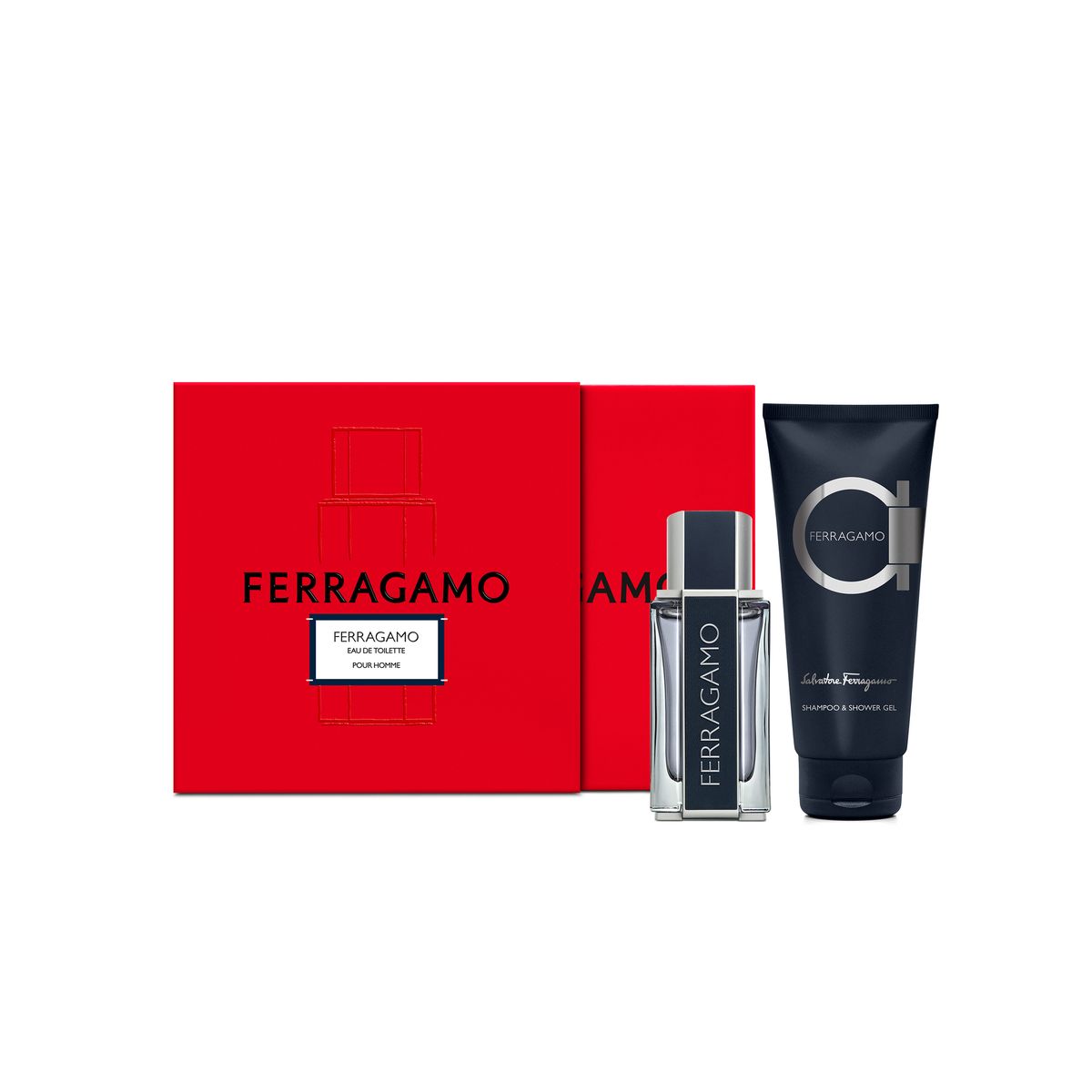 Ferragamo Fragrance Ferragamo Men Edt Coffret - 50ml Edt+100ml Shower Gel