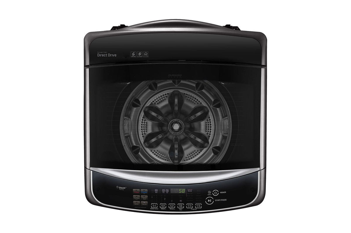 LG LG 21Kg Top Loader Washing Machine - Black Stainless-T2193EFHSKL.ABLQESA (4371071565913)