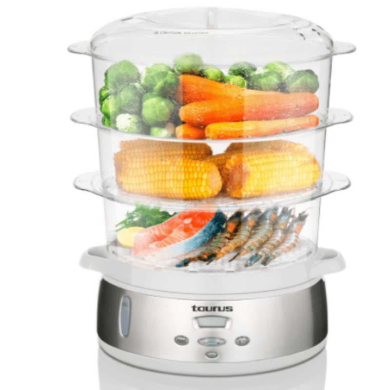 Taurus Food Steamer Taurus Digital Food Steamer 3 Tier 9 Litre (6803913736281)