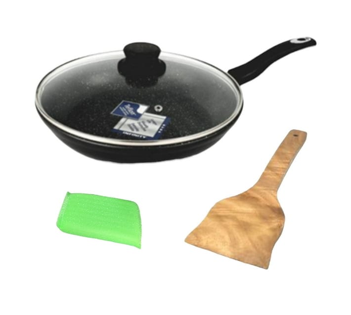 FIG POTS Fig Frypan With Glass Lid Non-Stick 28cm (7588147757145)