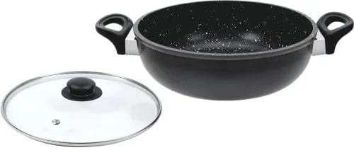FIG POTS Fig Non Stick 28cm Wok With Glass Lid FIGW28 (7589290901593)
