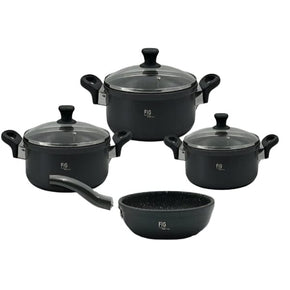 FIG Pots Set Fig 7 Piece Non-Stick Stewpan Set FIG7SP