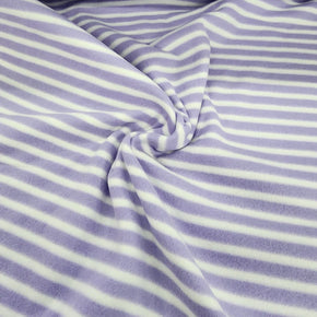 Fleece Blankets Lilac Printed Polar Fleece Fabric Stripes 150 cm (7589081383001)