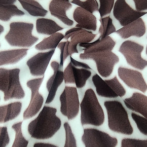 Fleece Blankets Printed Polar Fleece Fabric 150 cm Giraffe (7667901104217)