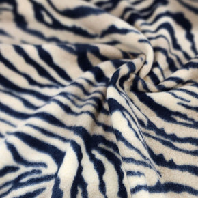 Fleece Blankets Printed Polar Fleece Fabric Tiger Stripe 150cm (7524565811289)