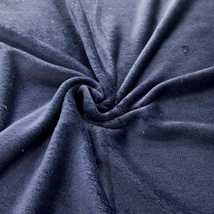 Fleece Dress Fabrics Navy Mongolian Fleece Fabric 150 cm (6565831934041)