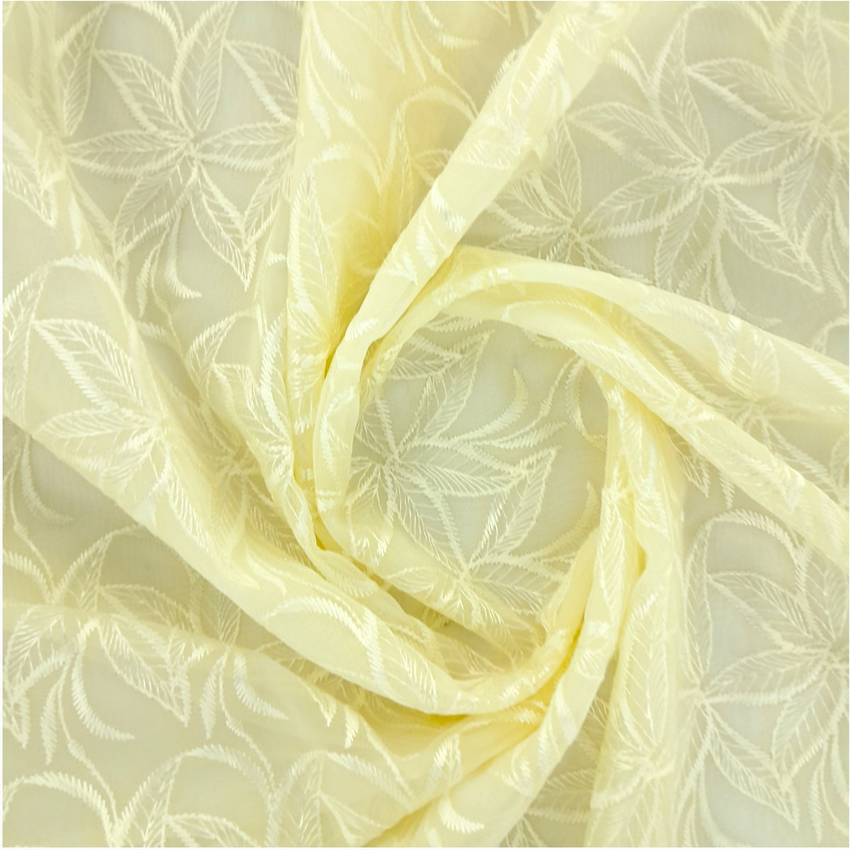 Fabric Embroided Voile Lace Whispering 120 cm