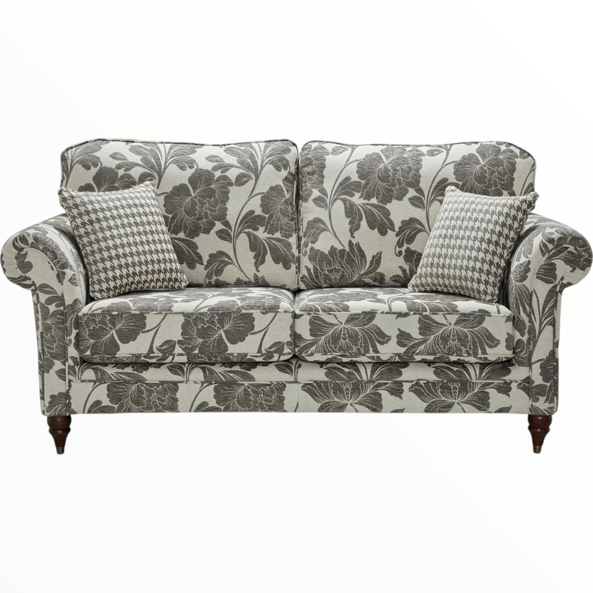 Upholstery Turkish Fabric Nakis Floral Bronze 140 cm