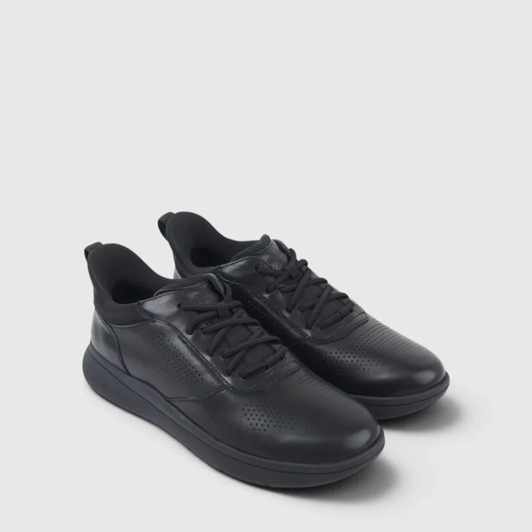 Florsheim Men's Fleet Perf Sneaker-Black 171404/001