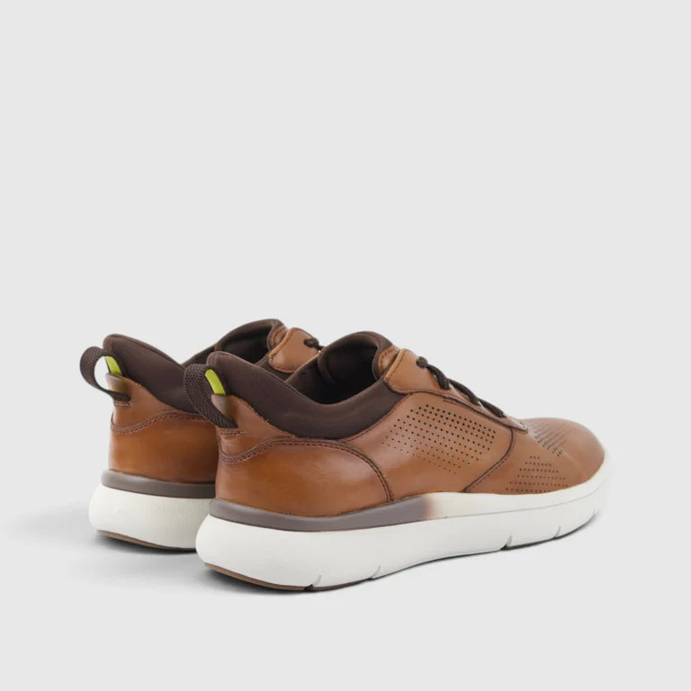 Florsheim Men's Fleet Perf Sneaker-Cognac 171404/228