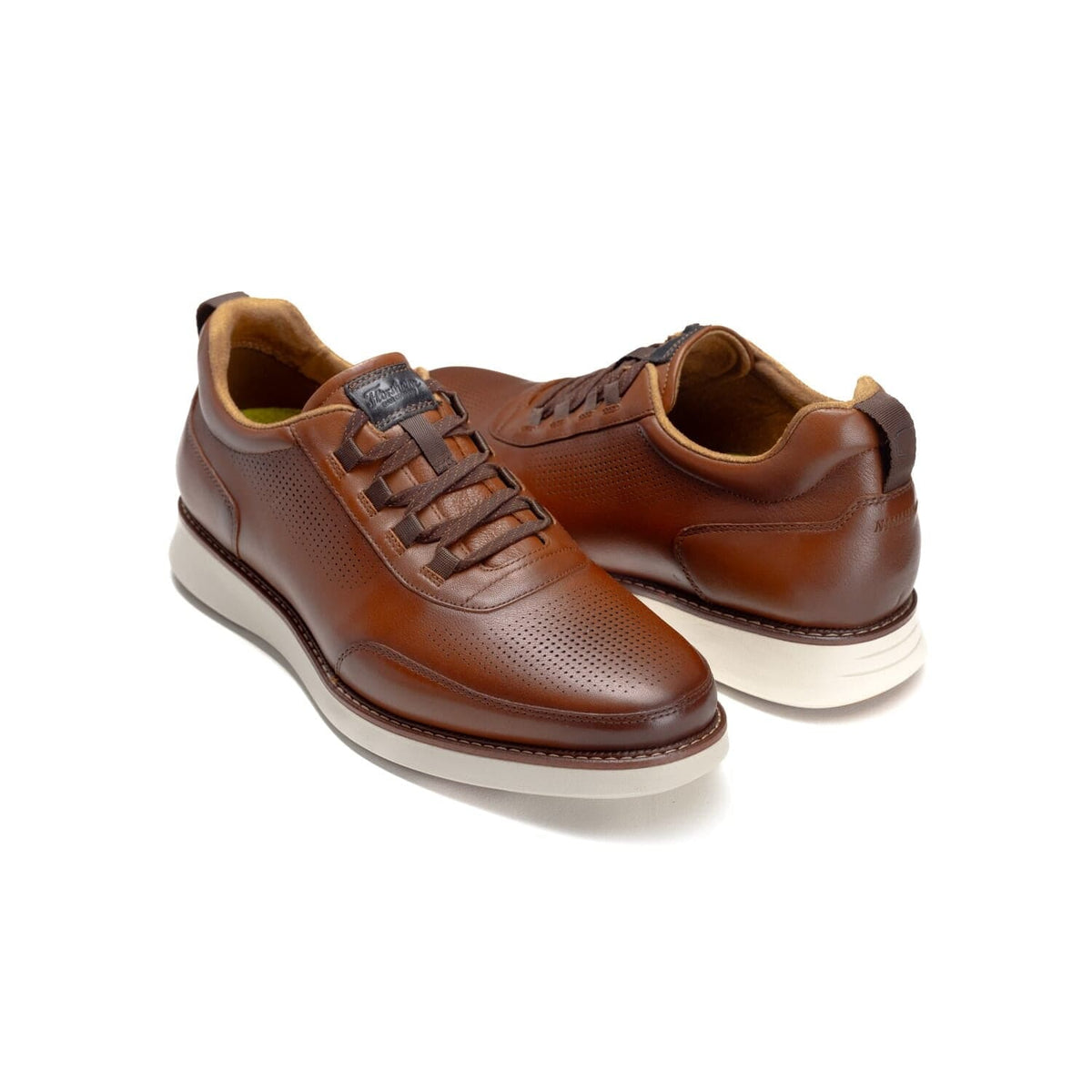 Florsheim Mens Sneakers Florsheim Launch Elastic Lace Cognac