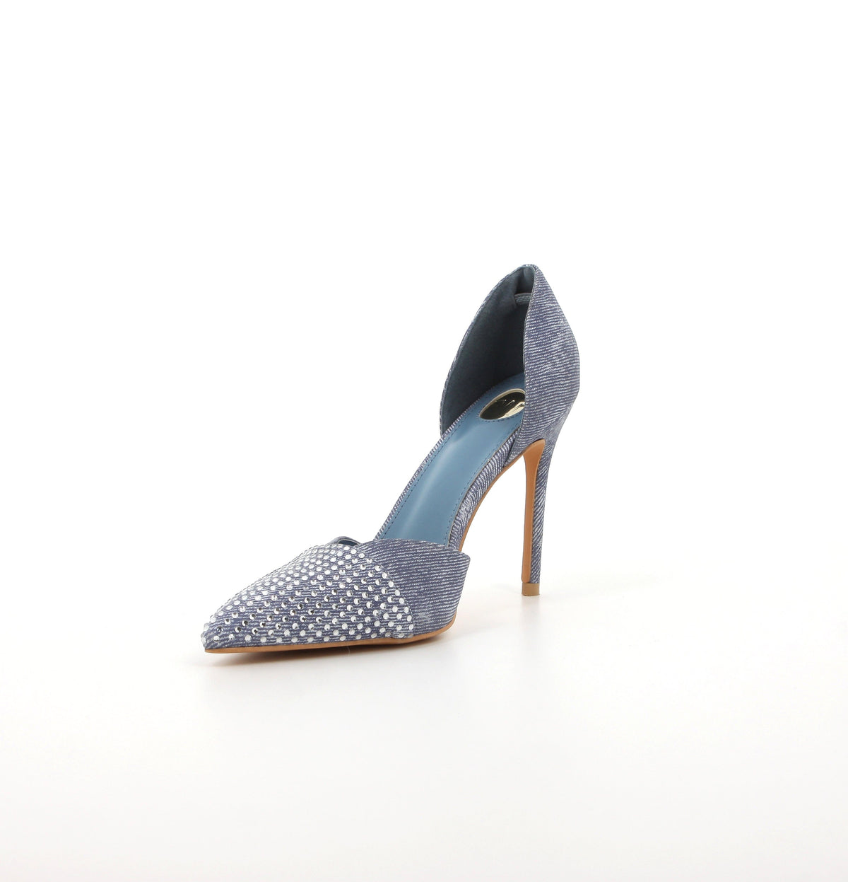 Footwork Heels Footwork Women's Luna Blue Denim Shoes