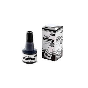 Foska Office stationary Foska Endorsing Ink 30ml Black YX030 (7810145779801)